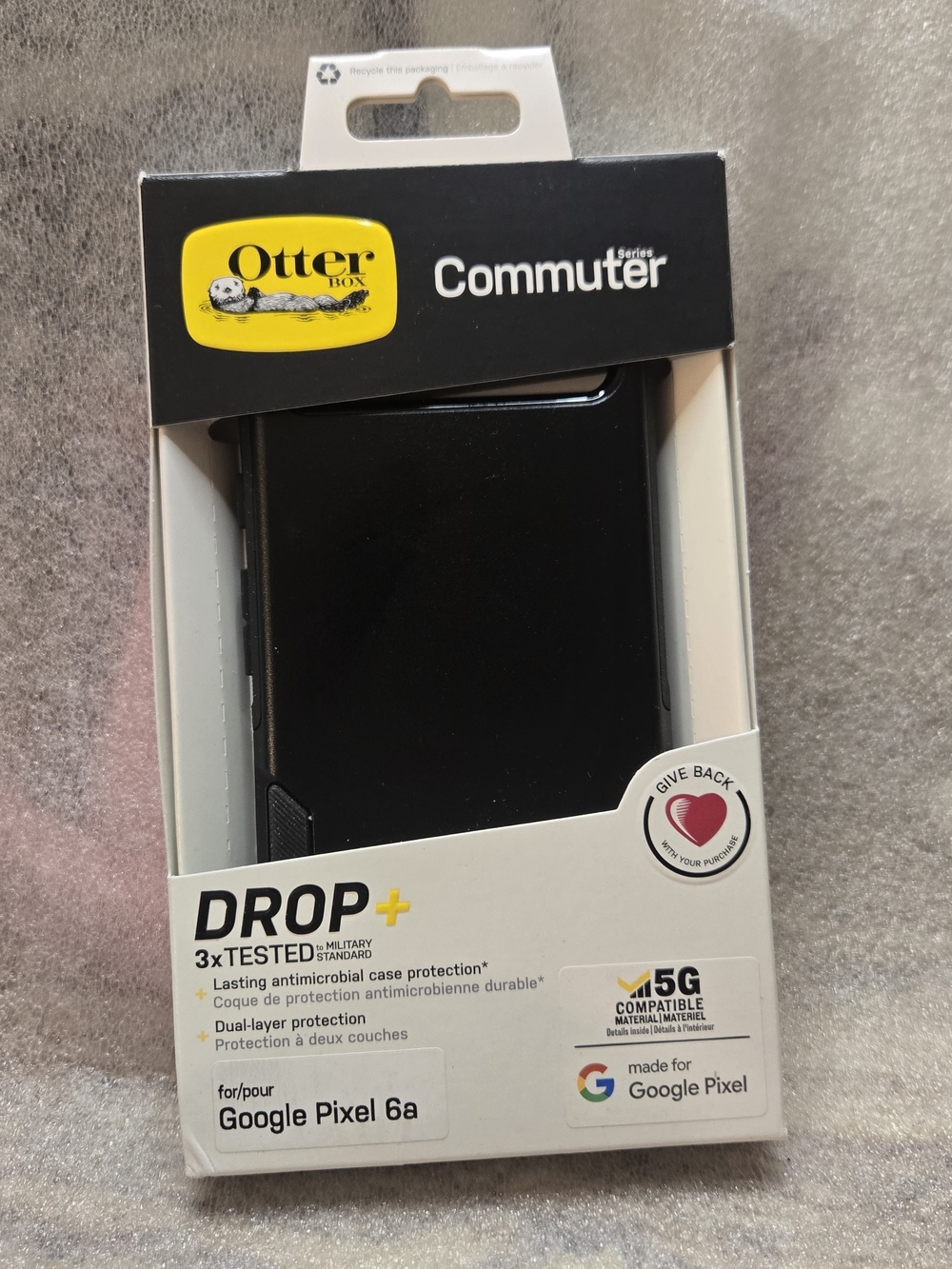 OtterBox Commuter Series Case for Google Pixel 6a — Black